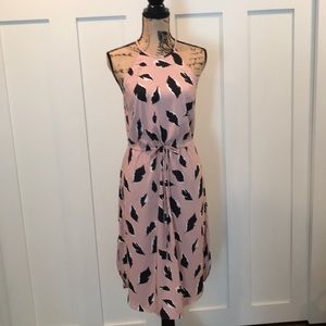 Lavender drawstring dress